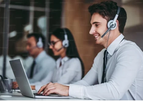 Imagem de suporte ao cliente